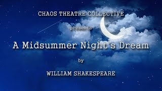 A Midsummer Nights Dream A Virtual Read [upl. by Nolie]