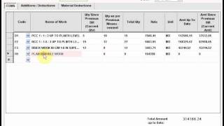 RA BILL  A SOFTWARE FOR RUNNING ACCOUNT BILLING OF CIVIL ENGINEERING ITEM RATE CONTRACTS [upl. by Karalee]