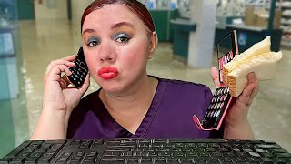 ASMR 🏥 Recepcionista de HOSPITAL Antipatica 🏥 Roleplay SIN Guion [upl. by Cela873]