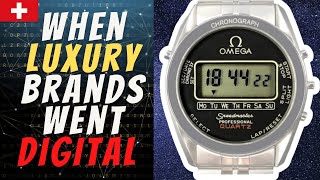 SWISS DIGITAL WATCHES  Get to know your Omega LCD Longines LED Rolex FAN and more digitalwatch [upl. by Meehyr]