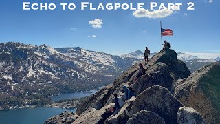 A fun but challenging RIDGE traverse near TAHOE with grade 3 scrambling Part 2 [upl. by Porte747]