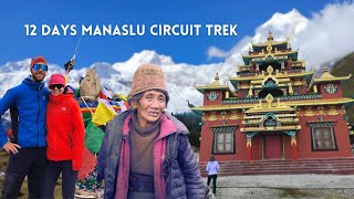 Trekking the Manaslu Circuit in Nepal [upl. by Earezed]