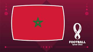 FIFA World Cup Qatar 2022  National Anthem Of Morocco Instrumental [upl. by Eniawtna]