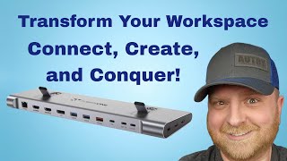 TobenONE USB C Laptop Docking Station Review 16in1 Powerhouse [upl. by Tobye]