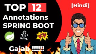 🔥 Top Spring Boot Annotations  Spring Boot Interview Series in Hindi [upl. by Rosemare]