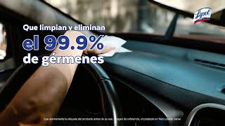 ¡Prueba Lysol® Wipes  Carro [upl. by Kora]