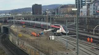 TGV Lyria French High Speed ​​Railway rotten warning system SNCF SBB CFF FFS  Bale Suisse Paris [upl. by Notterb]