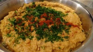 Hummus  veganer orientalischer Kichererbsenaufstrich [upl. by Nager228]