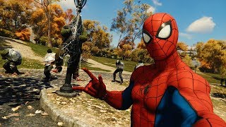 SpiderMan PS4  Patrolling Central Park In Style  Combat amp Fighting Gameplay  Vol8 [upl. by Fineberg]