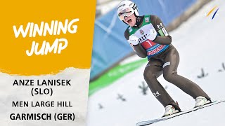 Lanisek breaks Four Hills drought on New Years day  FIS Ski Jumping World Cup 2324 [upl. by Akcire]