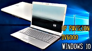 Hp Pavilion dv6000 con Windows 10 [upl. by Arinaj]