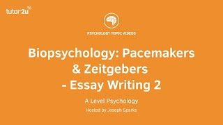 Biopsychology Pacemakers and Zeitgebers Essay Writing 2 [upl. by Demy820]