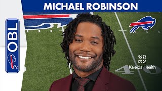 Michael Robinson quotI Got To Go See Josh Allen And The Bills Mafiaquot  One Bills Live  Buffalo Bills [upl. by Jephum817]