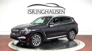 2019 BMW X3 XDrive30i in Dark Graphite Metallic  95051 [upl. by Aneeram157]