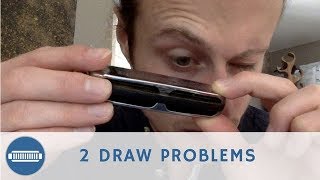 Harmonica 2 hole draw problem How to play a clean 2 hole draw [upl. by Ahcsatan]