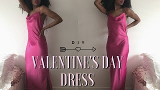 DIY ROBE SAINT VALENTIN  DIY VALENTINES DAY DRESS [upl. by Buine]