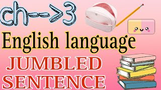 Chapter 3 Jumbled sentences of Prachi English Grammar of Class 2 [upl. by Aneekas308]