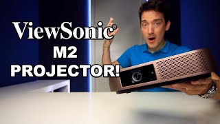 VIEWSONIC M2 FULL HD LED PROJECTOR REVIEW [upl. by Anyer]