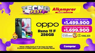 OPPO Reno 11F con precio exclusivo pagando con tu crédito Alkomprar🔥 [upl. by Asilaj]