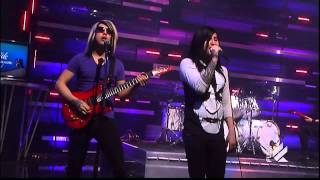 Escape The Fate  Gorgeous Nightmare Live on Daily Habit HD [upl. by Rekrap971]