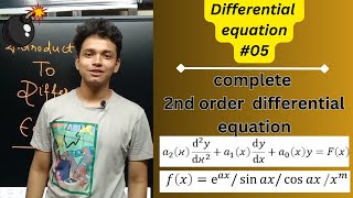 differential eqns 05 Second order differential equations with variable and constant coefficient [upl. by Eniamrahc551]