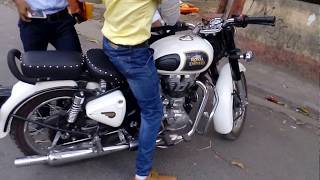 New Bullet 350 After Market Exhaust amp Alloy Wheel Change  Old Bullet वाली Pure Dug Dug Feeling 😱😃 [upl. by Ann]