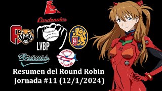 LVBP 202324 Resumen de la Jornada 1212024 Resultados y Posiciones [upl. by Nedrah]