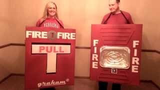 Fire Alarm Halloween Costume [upl. by Yrmac]