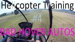 R22 Helicopter Training 4 BAD Hover Autos [upl. by Barron]