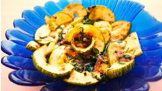 How to Make Spicy Zucchini  Spicy Zucchini Recipe  Easyvideo [upl. by Adnwahsat]