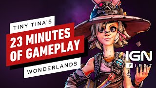 Tiny Tinas Wonderlands 23 Minutes of Uncut Gameplay  IGN First [upl. by Yerak]