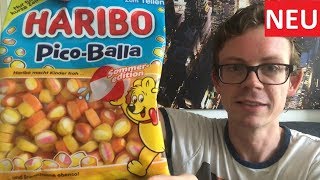 Haribo Pico Balla Sommer Edition 2018 im Test  Diese Sorten amp Geschmacksrichtungen sind drin [upl. by Ahusoj]