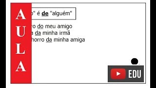 Aula 11  parte 01 de 02  Posse de objetos e Pronomes Reflexivos em inglês [upl. by Itsym21]