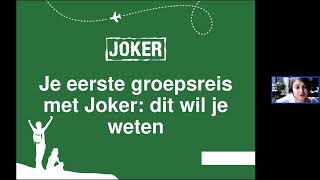 Webinar Jokergroepsreizen voor beginners  alles wat je moet weten [upl. by Ulund]