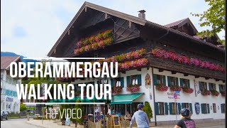 Spaziergang durch Oberammergau  Bayern HD Walking Video [upl. by Nuawaj]