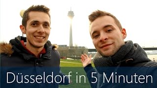 Düsseldorf in 5 Minuten  Reiseführer  Die besten Sehenswürdigkeiten [upl. by Gardy960]