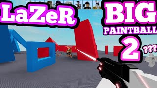 BIG Paintball 2  LaZeR TAG NEW BIG GAMES ROBLOX [upl. by Ecirtnas17]