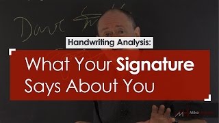 Handwriting Analysis What Your Signature Says About You [upl. by Irac917]