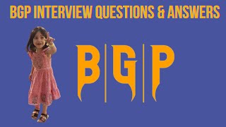 Lecture41 BGP Interview Questions and Answers [upl. by Felder872]