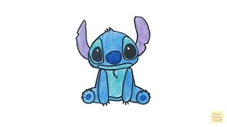 How to Draw Stitch [upl. by Rellim]