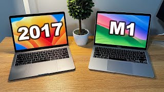 Macbook Pro 2017 VS Macbook Air M1  Worth upgrading [upl. by Akived]