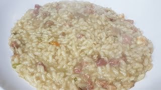 RISOTTO PORCINI PANCETTA E GAMBERETTI  FoodVlogger [upl. by Tricia]