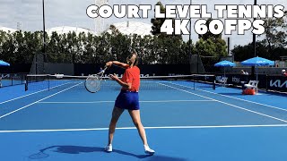 Aryna Sabalenka Court Level Practice 2022  Drills Powerful Groundstrokes amp Serves 4K 60FPS [upl. by Won]