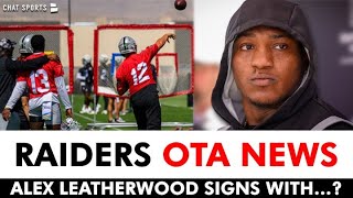 Las Vegas Raiders OTA News Today Ft Zamir White  Alex Leatherwood Signs With AFC West Rival [upl. by Harvie]