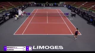 Lucia Bronzetti 🇮🇹 vs Jodie Anna Burrage 🇬🇧 WTA Tennis Coverage Limoges France [upl. by Ahsenar]