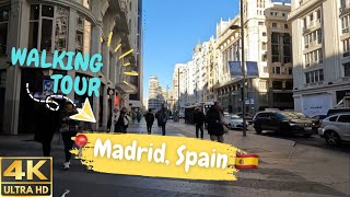 Walking Tour in📍Madrid Spain 🇪🇸 4K video [upl. by Cavit]