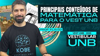 Principais conteúdos de Matemática para o VESTIBULAR UNB [upl. by Kennard568]