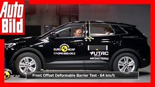 Opel Grandland X Crashtest 2017 [upl. by Yerahcaz]