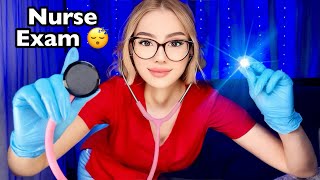 ASMR Nurse Exam In BED ♥ Full Body Exam Medical Roleplay ASMR For Sleep Personal Attention ⚕️ [upl. by Rayle]