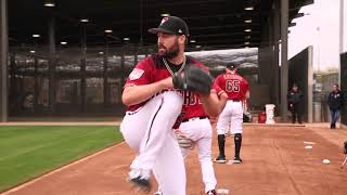 DbacksSpring Training  Pitchers amp Catchers First Workout [upl. by Llegna149]